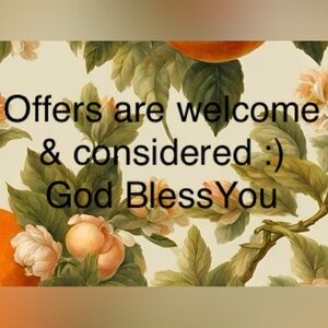 Offers welcome here! 💛🤗